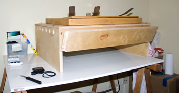 platinum-palladium printing-dry workspace